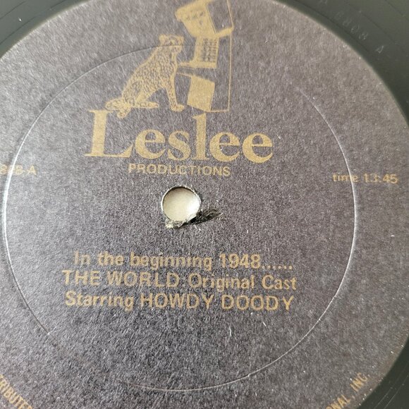 Howdy Doody The World Original Cast LP Vinyl 1960 Leslee Records PIP-6808 LP5 - Picture 3 of 9